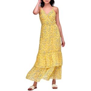 BANANA‎ REPUBLIC Floral Tiered Maxi Dress